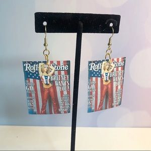 Britney | 🇺🇸 rolling stones magazine earrings